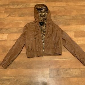 Iris Basic Leather Jacket